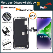 2Pack Incell LCD Touch Screen Digitizer For iPhone 11 Pro 5.8 inch Wholesale Lot