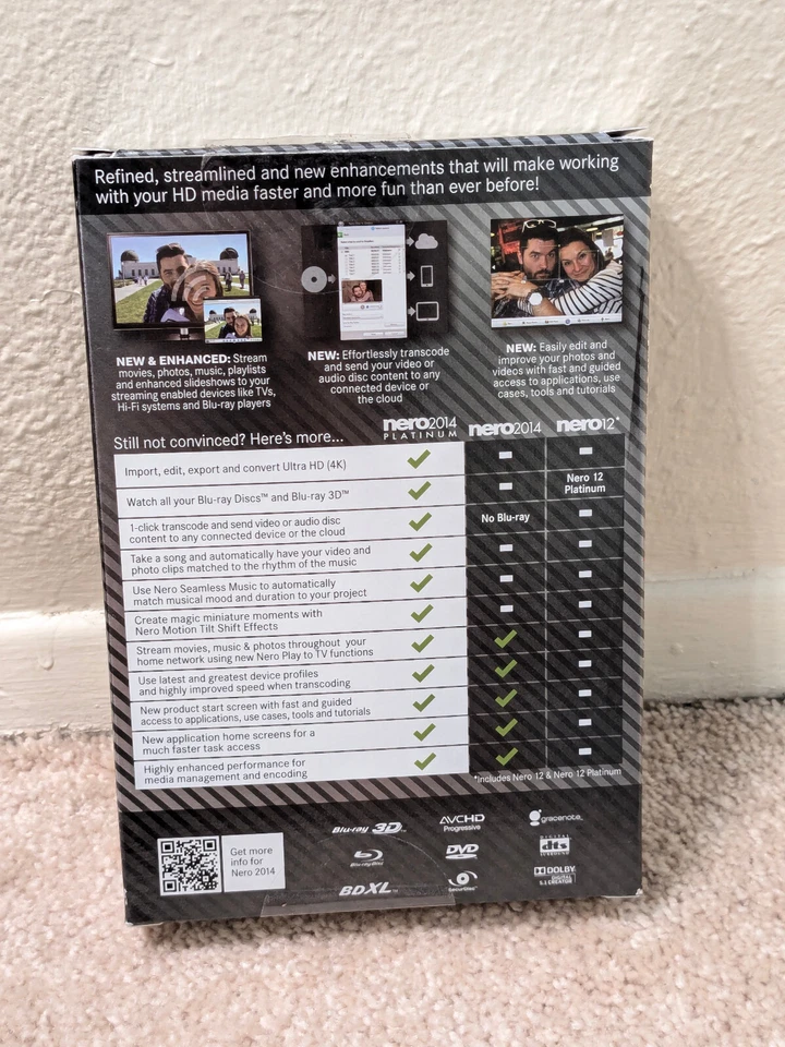 NERO 2014 PLATINUM / media software for windows 4k 3D - Image 2 of 4