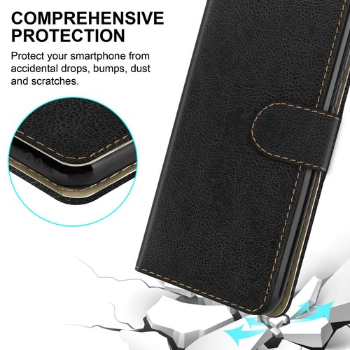 For Nokia G10 Leather Wallet Case Magnetic Flip Stand Phone Cover + Screen Guard - Picture 2 of 20