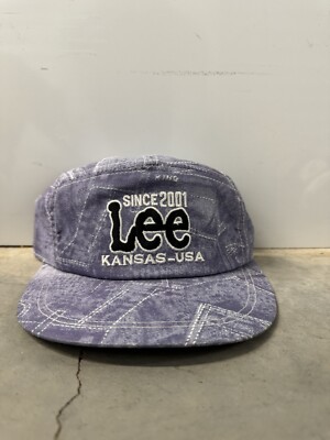 Limited Edition Lee Jeans Since 2001 Cut N Sew Hat 5 Panel Japan