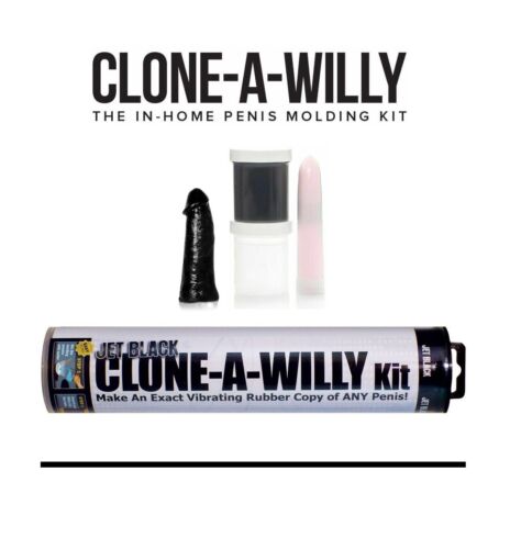 Clone-A-Willy BLACK Home-Made Dildo Vibrating Sex Toy Male Your Own Replica eBay picture