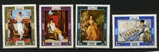 MANAMA 1969 FRENCH PAINTINGS/WOMEN SET OF 4 STAMPS MNH