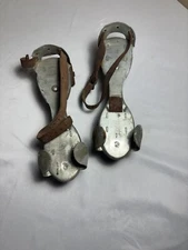 Vintage Rollfast Roller Skates With Leather Straps 1940’s