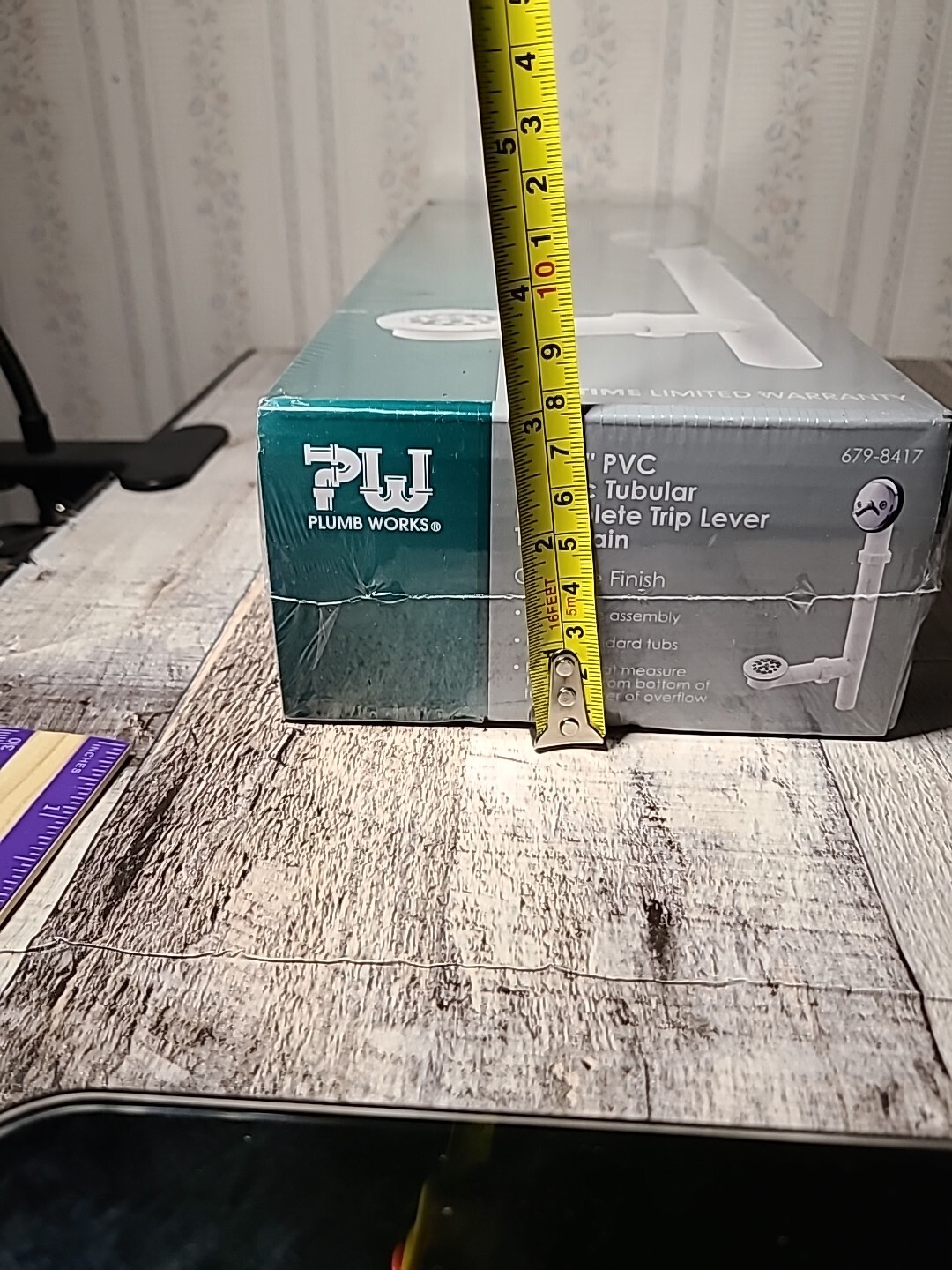 plumb works 1 1/2 plastic tubular complete trip lever tub drain chrome finish 