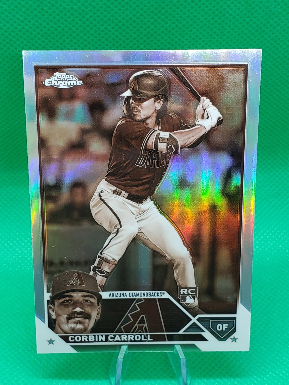 2023 Topps Chrome - #95 CORBIN CARROLL Sepia Refractor RC