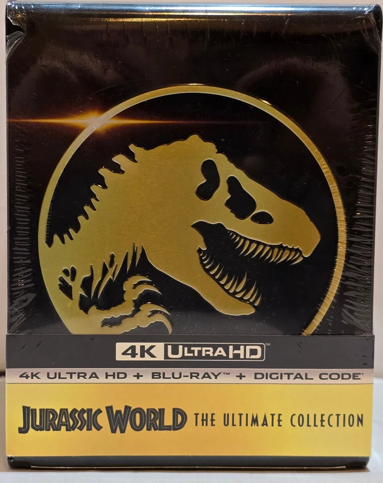 Jurassic World Ultimate Collection Steelbook - New - 4K UHD, Blu-Ray, Digital - Image 4 of 4