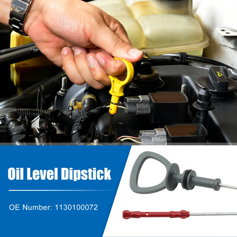 1130100072 Oil Level Indicator Dipstick for Mercedes-Benz CL55 for AMG 2003-2006 - Image 3 of 4