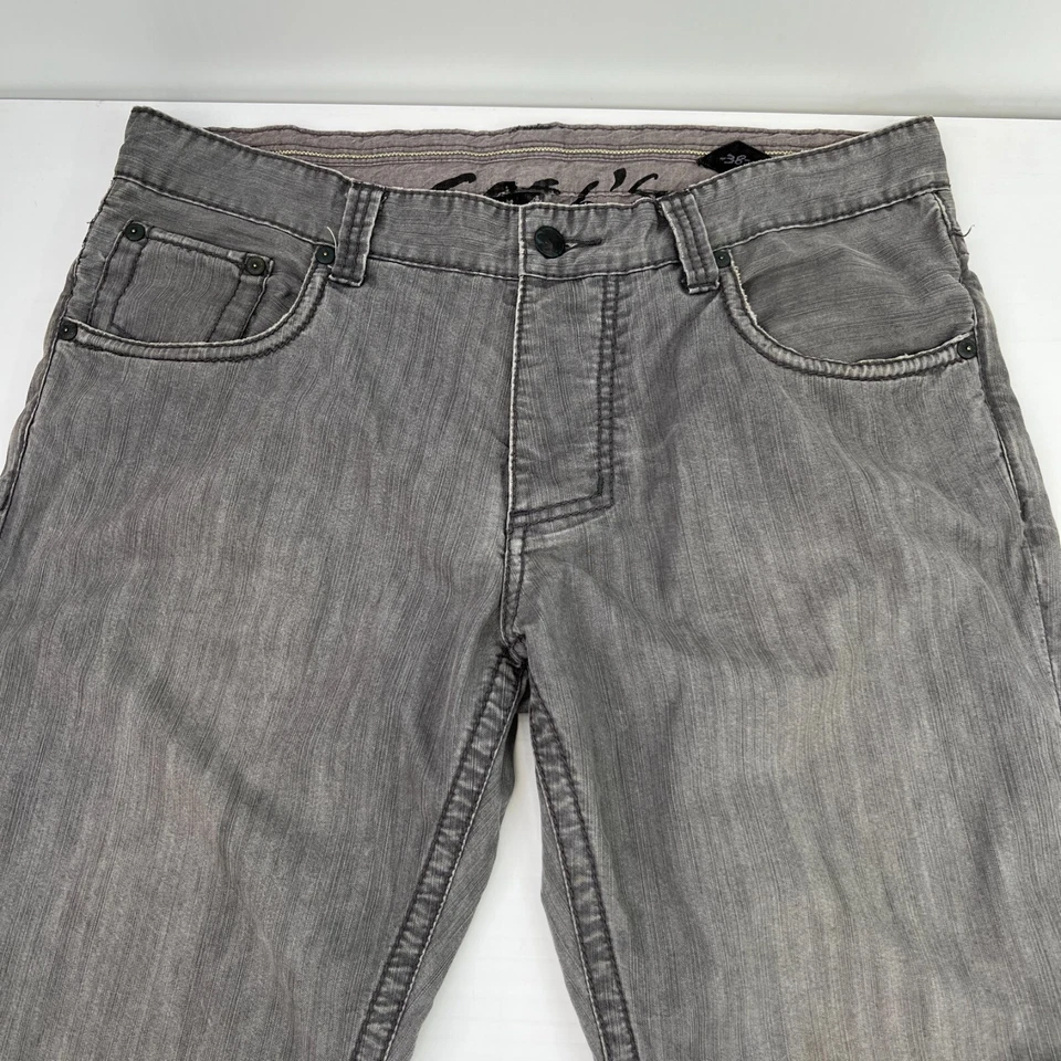 Stitch's Jean Men 38 Straight Distress Mid Rise 38x34.5 Button Up Texas Core Go - Image 2 of 4