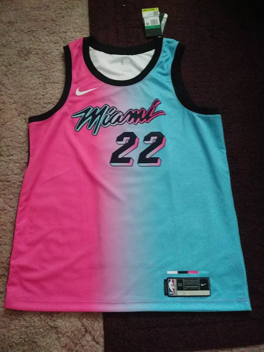 JIMMY BUTLER MIAMI HEAT PINK VICE CITY EDITION JERSEY - Prime Reps