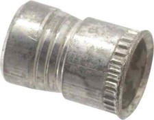 Made in USA #8-32 UNC, Cadmium-Plated, Aluminum Knurled Rivet Nut Inserts