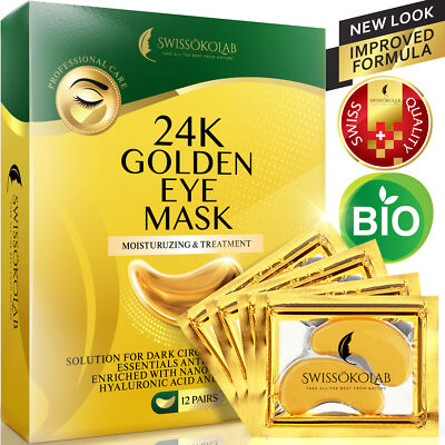 Under Eye Mask Gold Eye Mask Anti-Aging Hyaluronic Acid 24k Gold Eye Patches