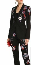 Women's Emilio Pucci Blazer Jacket Black Color Size It 42 / Uk 10 / Eu 38 - Bnwt
