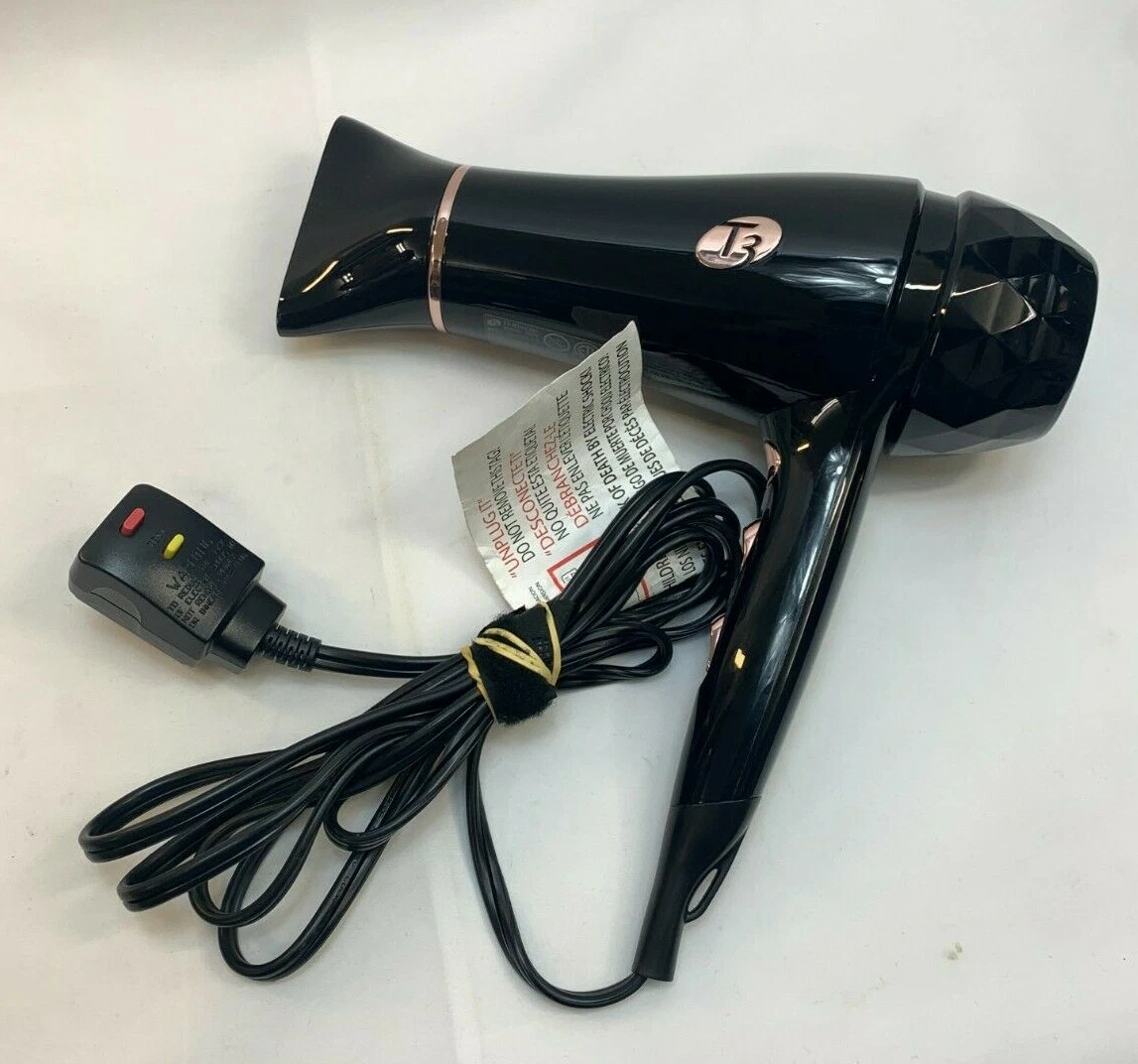T3 Featherweight 2 Hair Dryer Black Rose Gold Model 73870