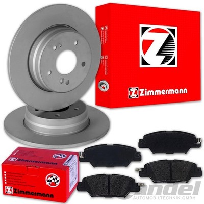 Zimmermann BREMSSCHEIBEN 303mm + BELÄGE HINTEN passend für MAZDA CX-5 KE GH KF