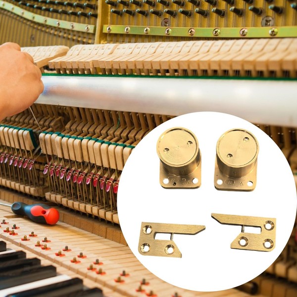 2 Grupos Piano Bajador Hidráulico Protección para Dedos Tapa de Piano Suave