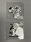 5x 1/10 Oz American Silver Eagle Rounds, .999 Fine Privately Minted GEM BU