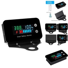 Waterproof 7-100V Battery Monitor Tester Gauge Lead-Acid Lithium Voltage Meter