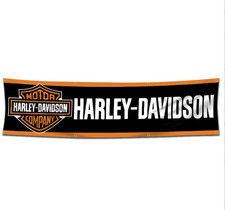 Harley Davidson Motorrad Banner 2x8 ft Flag Man Cave Garden Garage Wall Decor