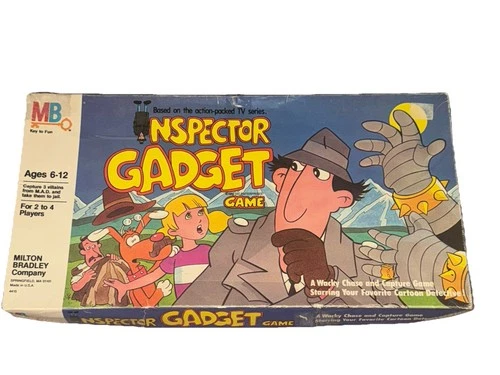 VTG 1983 Milton Bradley Inspector Gadget Board Game Complete