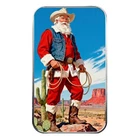 Christmas Holiday 1 oz .999 Silver Bar - Cowboy Santa Color Silver Bar
