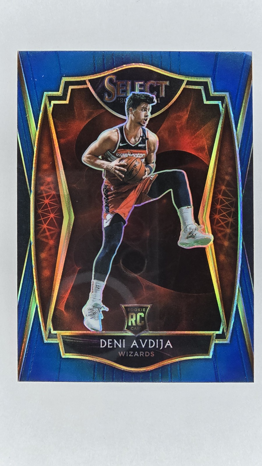 2020-21 Panini Select - Premier Level Deni Avdija #180 Blue Prizm (RC)