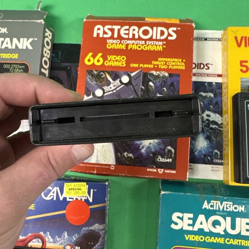 Lotto giochi Atari 2600 - 11 Near COMP con scatola e manuale SEARS ACTIVISION TELE-GAMES - Foto 19 di 23