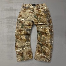Vintage Realtree Camo Cargo Pants Men's Size 3; x 30 Outdoor Hunting Double Knee