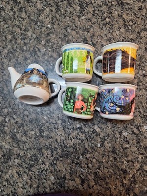 Illumicrate Set of 4 Mug  and Teapot Dark Artifices Artwork Cassandra Clare