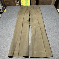 VTG 1980s 1521 Flare Bottom Trousers Mens 30x29.5 Talon Zipper Preppy