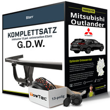 Anhängerkupplung starr für MITSUBISHI Outlander +E-Satz Kit NEU AHK
