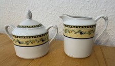 Tirschenreuth Lemon Olive Edition 2000 Zuckerdose+Milchkännchen WIE NEU