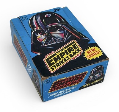 Vintage Star Wars Empire Strikes Back Topps Trading Cards Empty Display Box 2