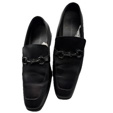 Zapatos Mocasines Perry Ellis Portfolio Dagger Para Hombre - EE. UU. 10 - Negros - Usados