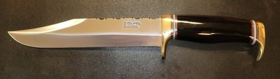 Impact Cutlery Custom D2 Steel Hunting Bowie Knife Bull Horn Handle- 2276
