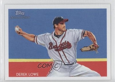 2010 Topps National Chicle Bazooka Back Derek Lowe by Chris Henderson #154 0a1