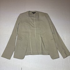 Theory Women's Cream Blazer Jacket- Size 2