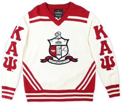 Big Boy Kappa Alpha Psi Divine 9 S5 Wool V-Neck Sweater | eBay