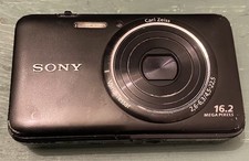 Sony Cyber-shot DSC-WX9 16.2MP Black Digital Camera FOR PARTS Or Repair