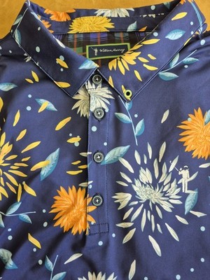 WORN ONCE/MINT William Murray ''Mum's the Word'' Golf Polo XXL