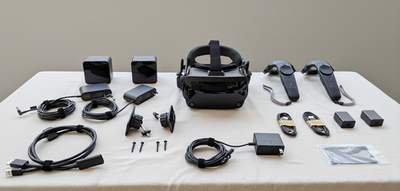 Valve Index PC VR Headset Full Kit w/ 1.0 Base Stations & 1.0 Vive