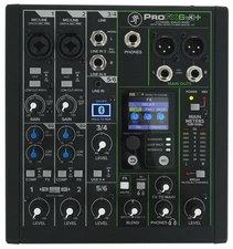 Mackie ProFX6v3+ 6-Channel Analog Mixer w/Enhanced FX/USB Recording/Bluetooth