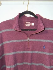 Ralph Lauren Polo 1/4 Zip Striped Soft XL