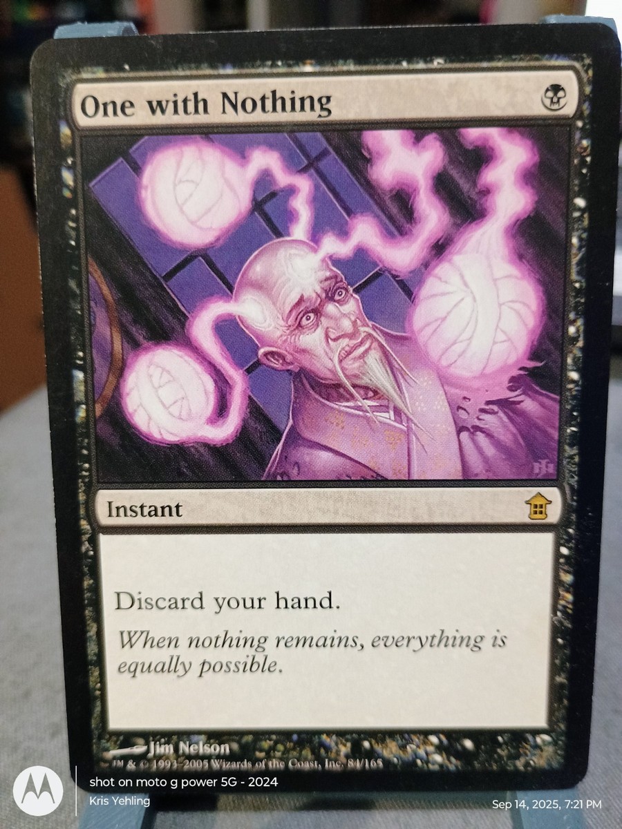 One with Nothing Saviors of Kamigawa Regular for sale online