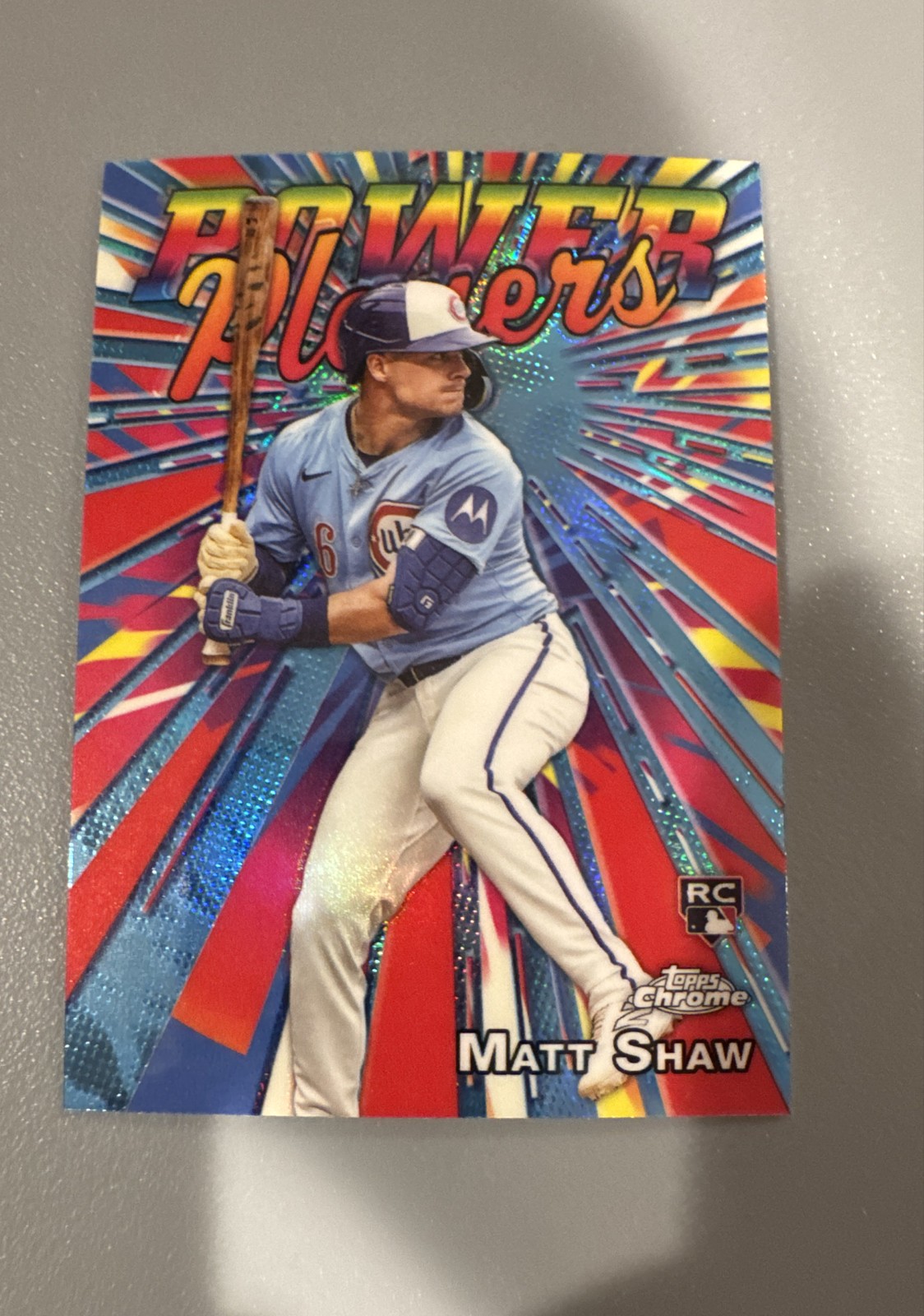 2025 Topps Chrome Update Series - Power Players Matt Shaw #PP-26 (RC)