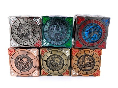 Cube Of Fate Spinning DnD Dice Set: 7-in-1 RPG Dice