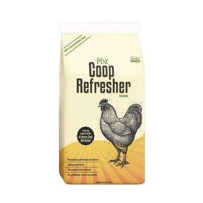Coop Refresher Zeolite Odor Eliminator - 10 Lb Natural Mineral For Chicken Coop & Poultry