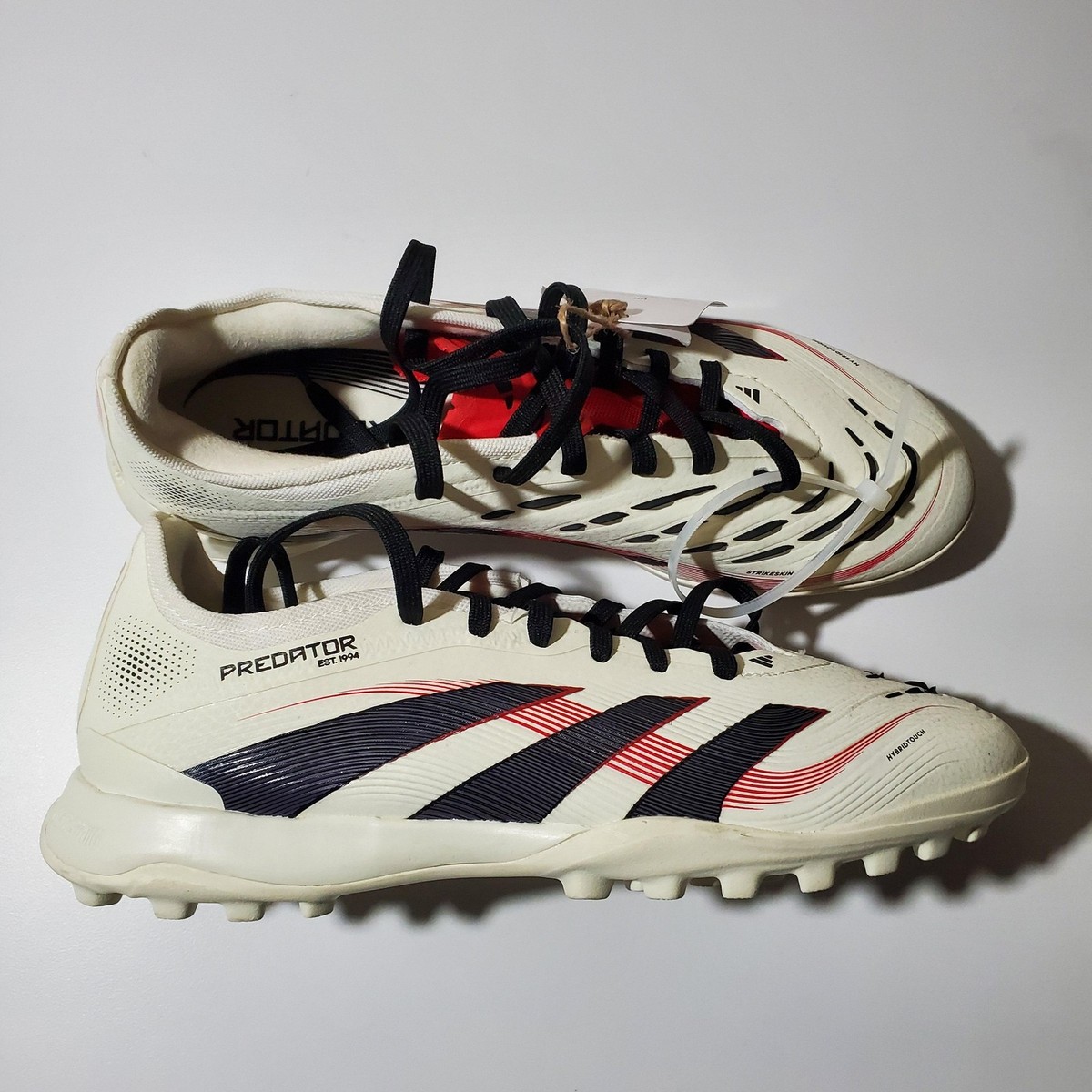 Adidas Predator Pro TF Shoes Mens Size 7 White Turf Soccer
