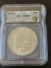 1921 D ICG MS64 Morgan Silver Dollar Breakmint Blackjack. Beautiful