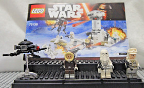 LEGO Star Wars 75138 Hoth Attack 100% Complete w minfigs & Manual (Retired 2016)