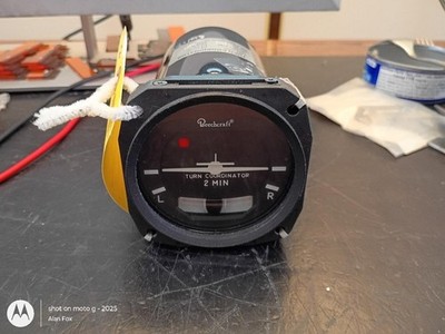 United Instruments Turn Coordinator / PN 9010  28V YELLOW TAGGED